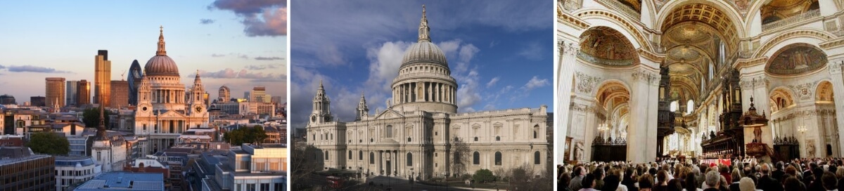 A bus or car sightseeing tour - St. Paul‘s Cathedral