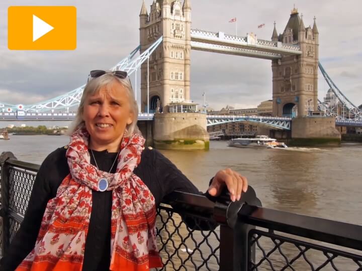 Russian speaking guide in London, video review